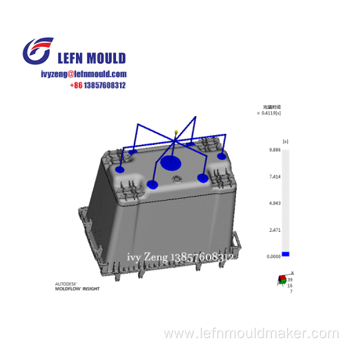 Wheelie bin molds Plastic rubbish bin Mould